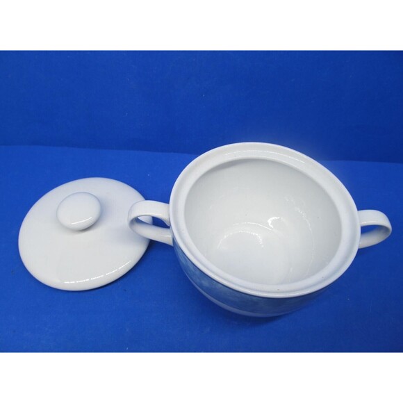 Wolfgang Puck Spago Blue Bistro Collection Covered Sugar Dish VGC - Picture 5 of 8